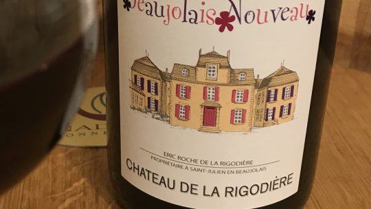 Ch. De la Rigodiere Beaujolais Nouveau2020
